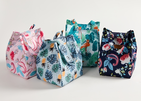 Beg sejuk poliester plaid 210d