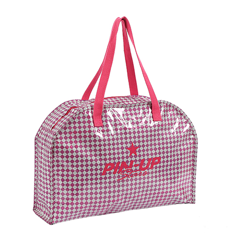Beg Zip Tote Fesyen Pvc
