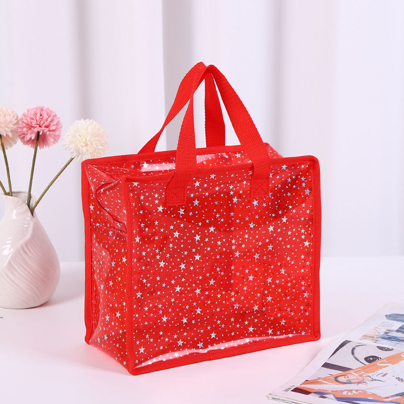 Beg Zip Tote Pvc Warna