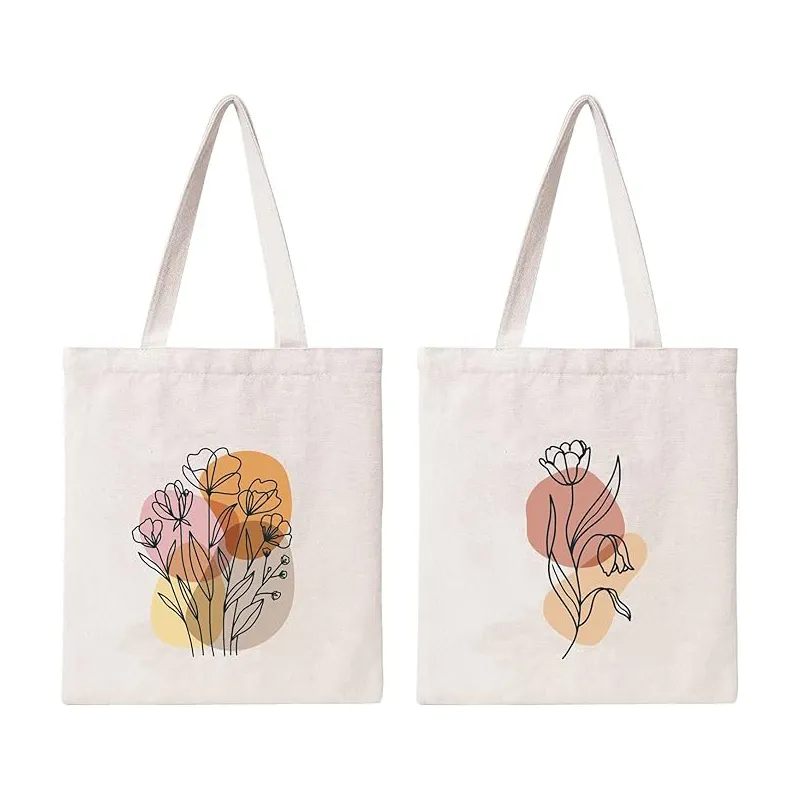 Beg Handbag Canvas Canvas kosong yang mesra alam