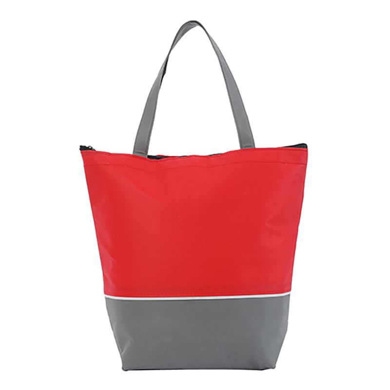 Beg Tote Penyejuk Kelabu-merah