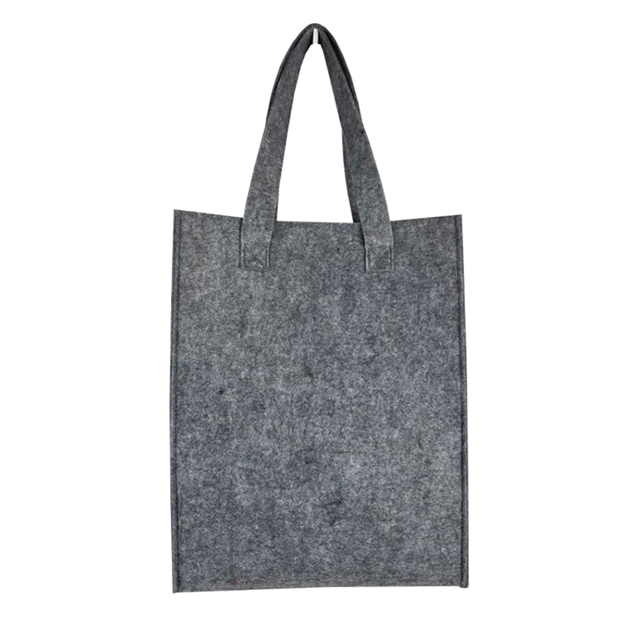 Beg Tote Felt boleh guna semula kelabu