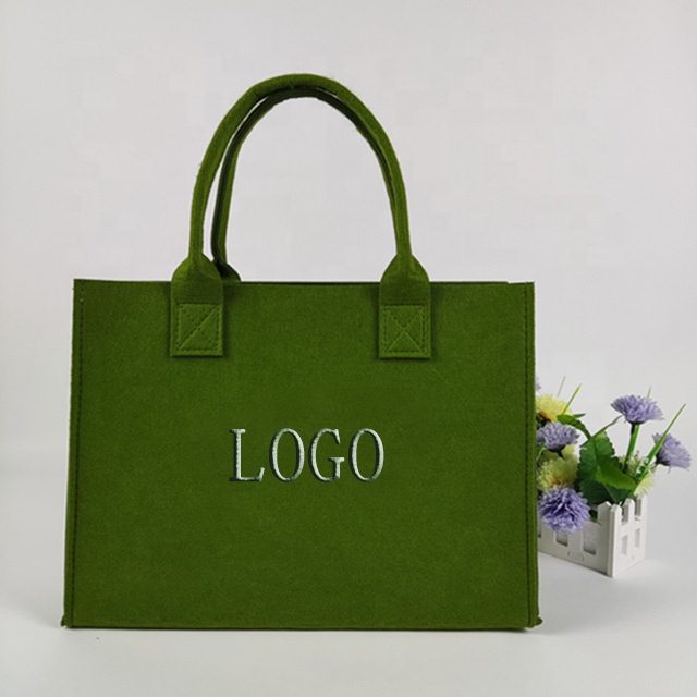Beg Tote Dengan Pemegang Tali Beg Tote Mudah Alih Dengan Felt