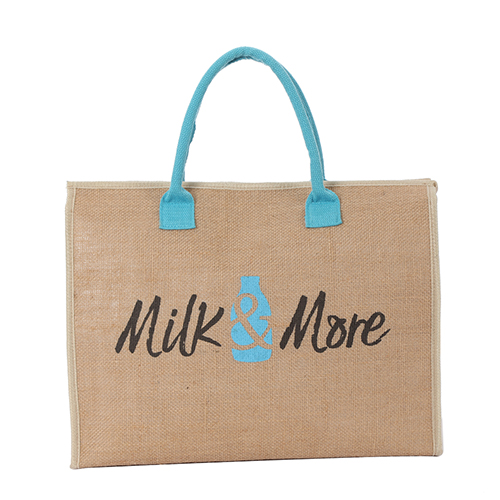 Beg Tote Jute Boleh Dikitar Semula