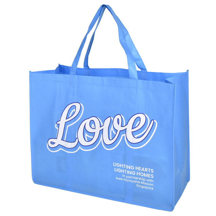 Beg Beli Belah Promosi Boleh Digunakan Semula Dengan Logo