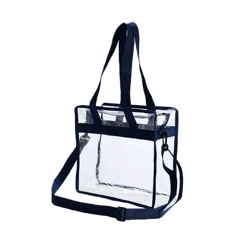 Beg Bahu Zip PVC Lutsinar